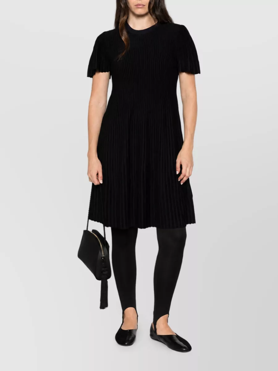 Emporio Armani striped midi dress