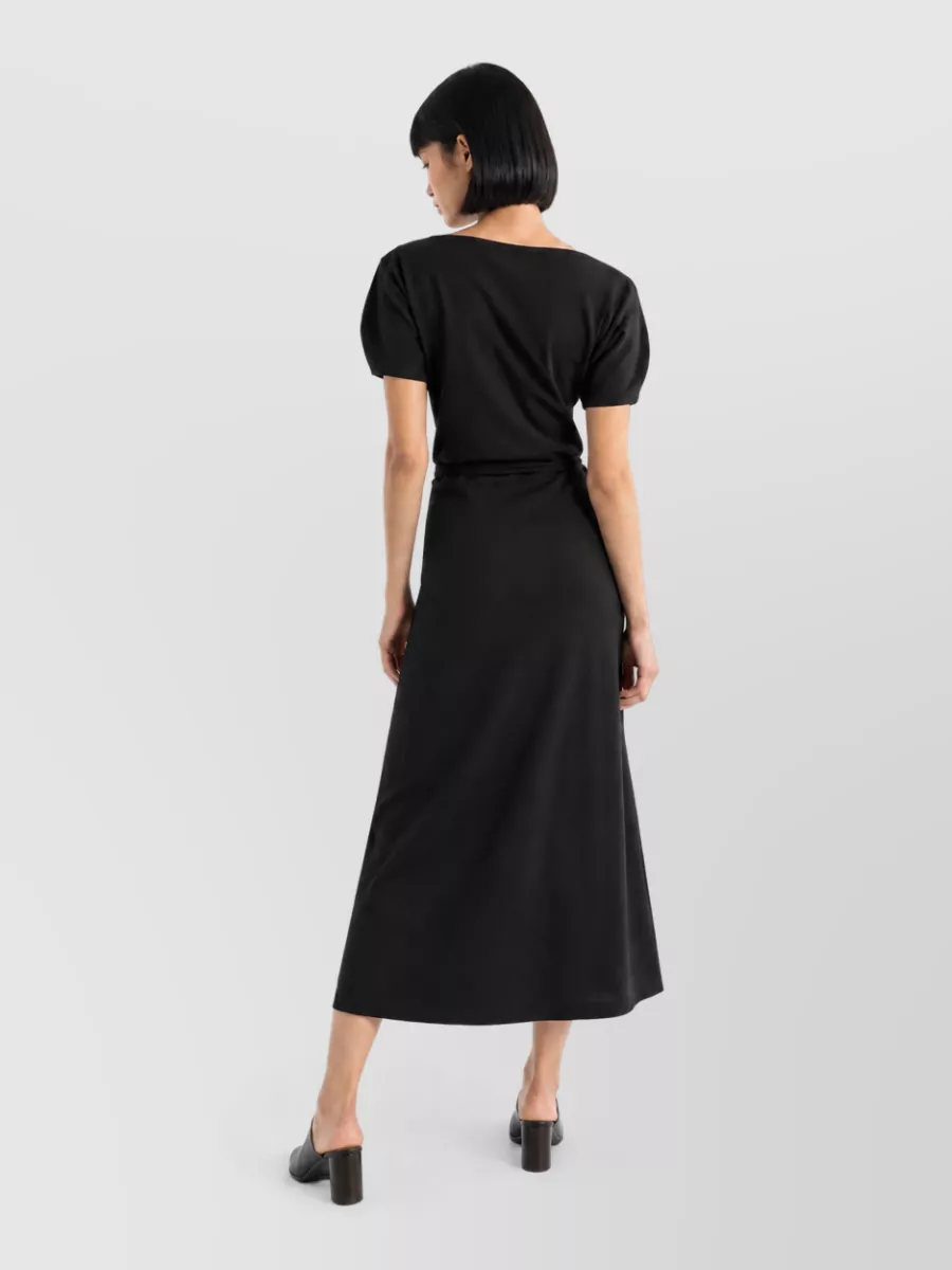 Lemaire Cotton Belted Midi Dress