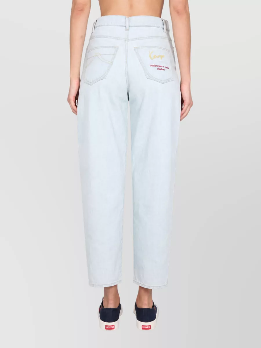 Kenzo High-Rise Carrot-Fit Denim Jeans
