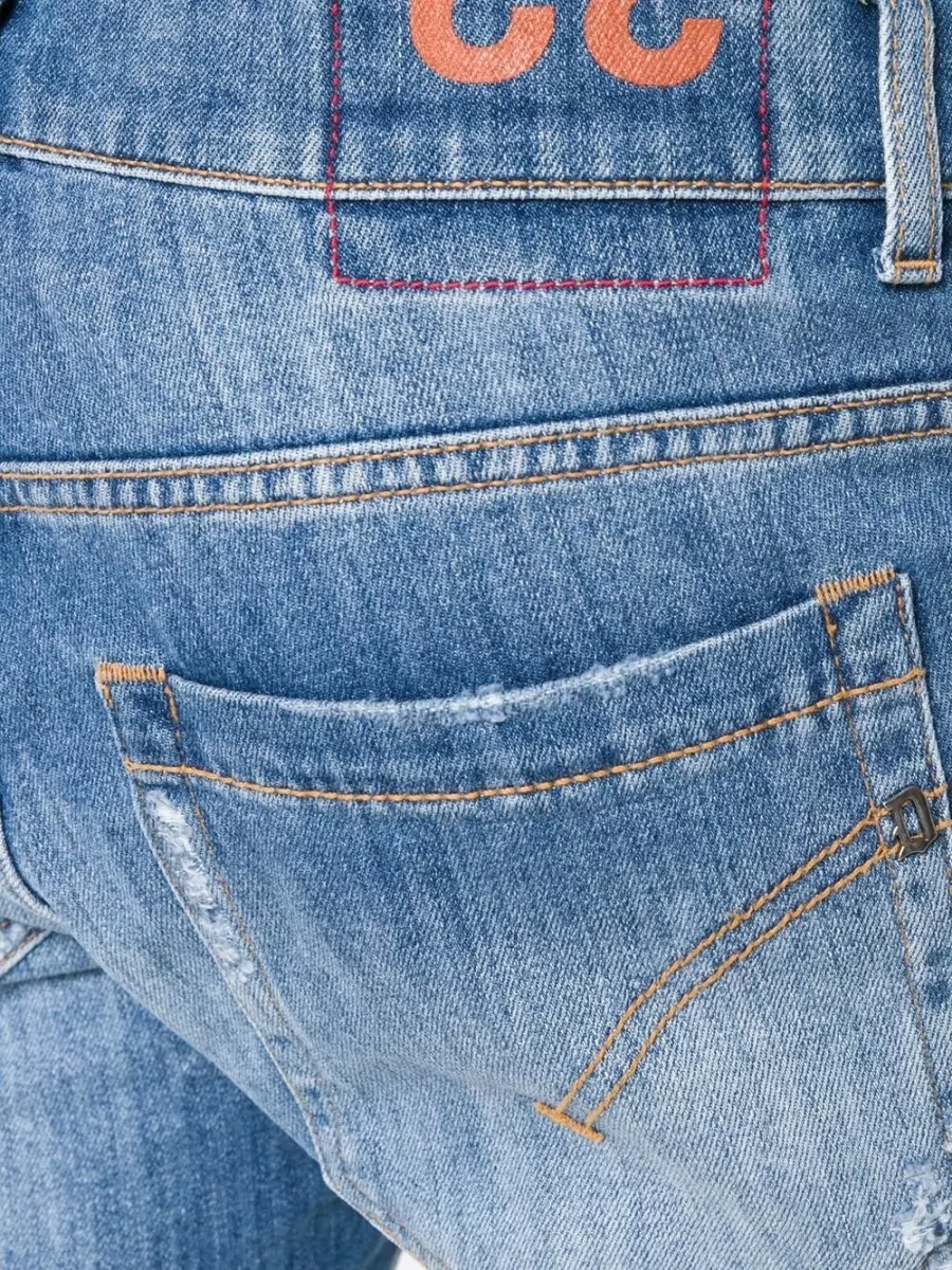 Dondup George Jeans Belt Loops Five Pocket Design