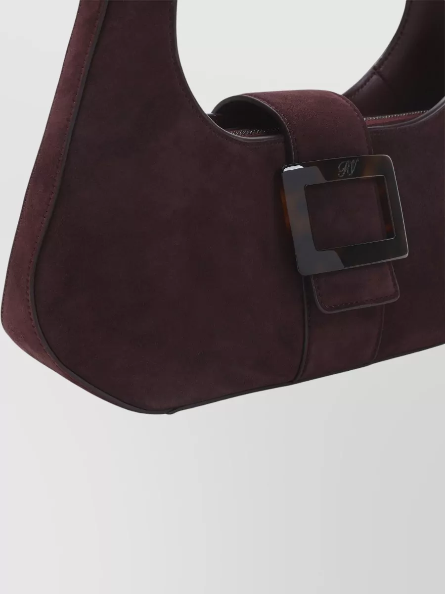 Roger Vivier Suede Leather Mini Shoulder Bag