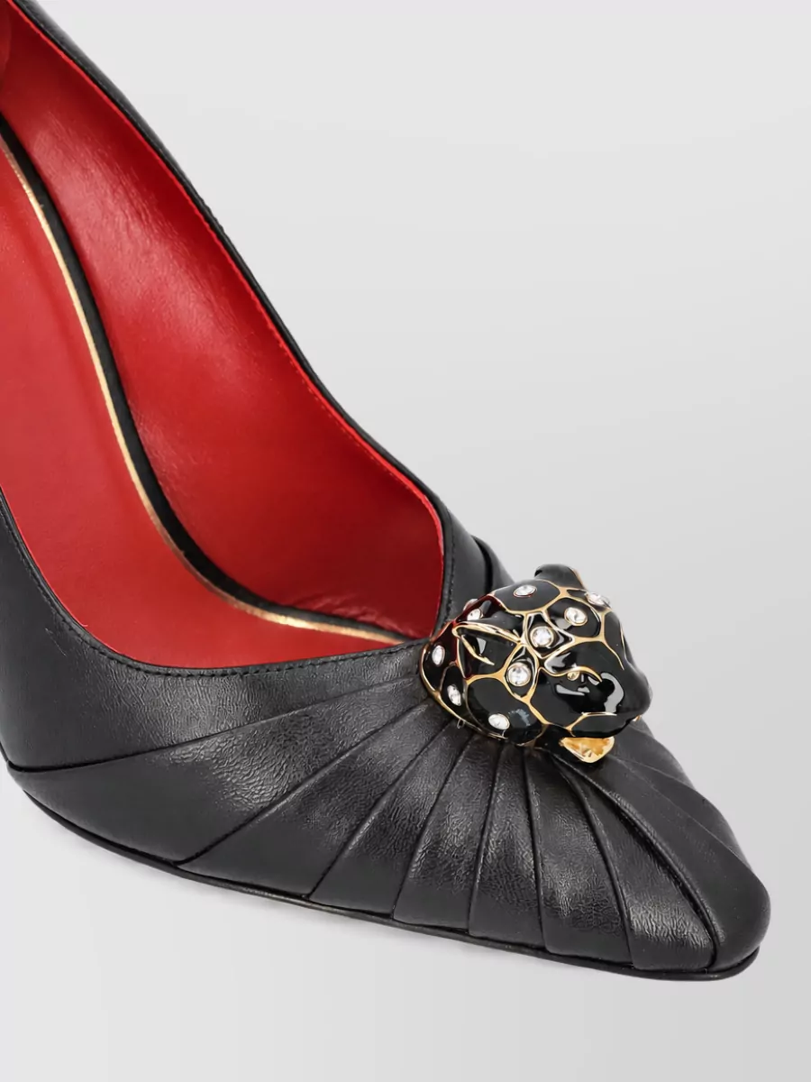 Valentino Garavani Leather High-Heel Pumps