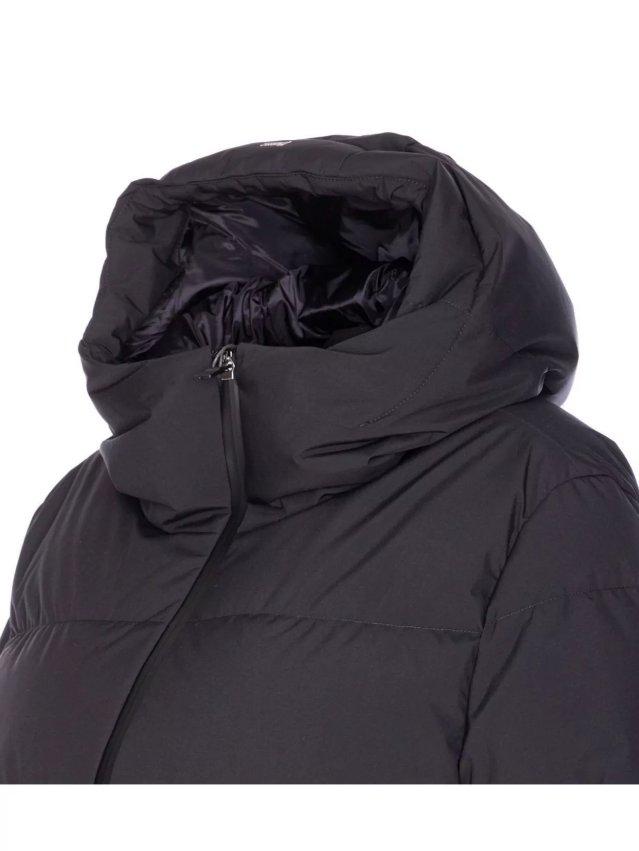 Herno Women Short 2 Layers Padded Down Jacket In Blue
