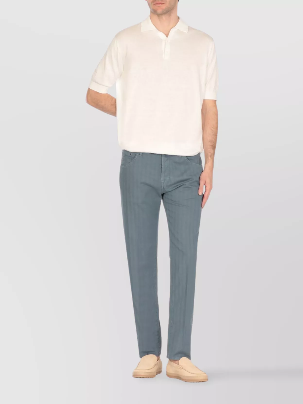 Jacob Cohen Straight Cotton Jeans Belt Loops