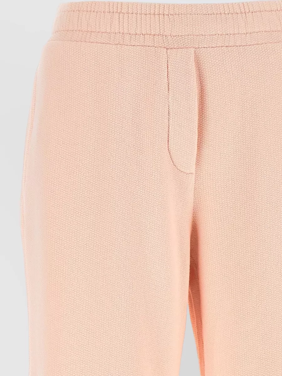 Dolce&Gabbana Cotton High-Rise Flared Wide-Leg Joggers