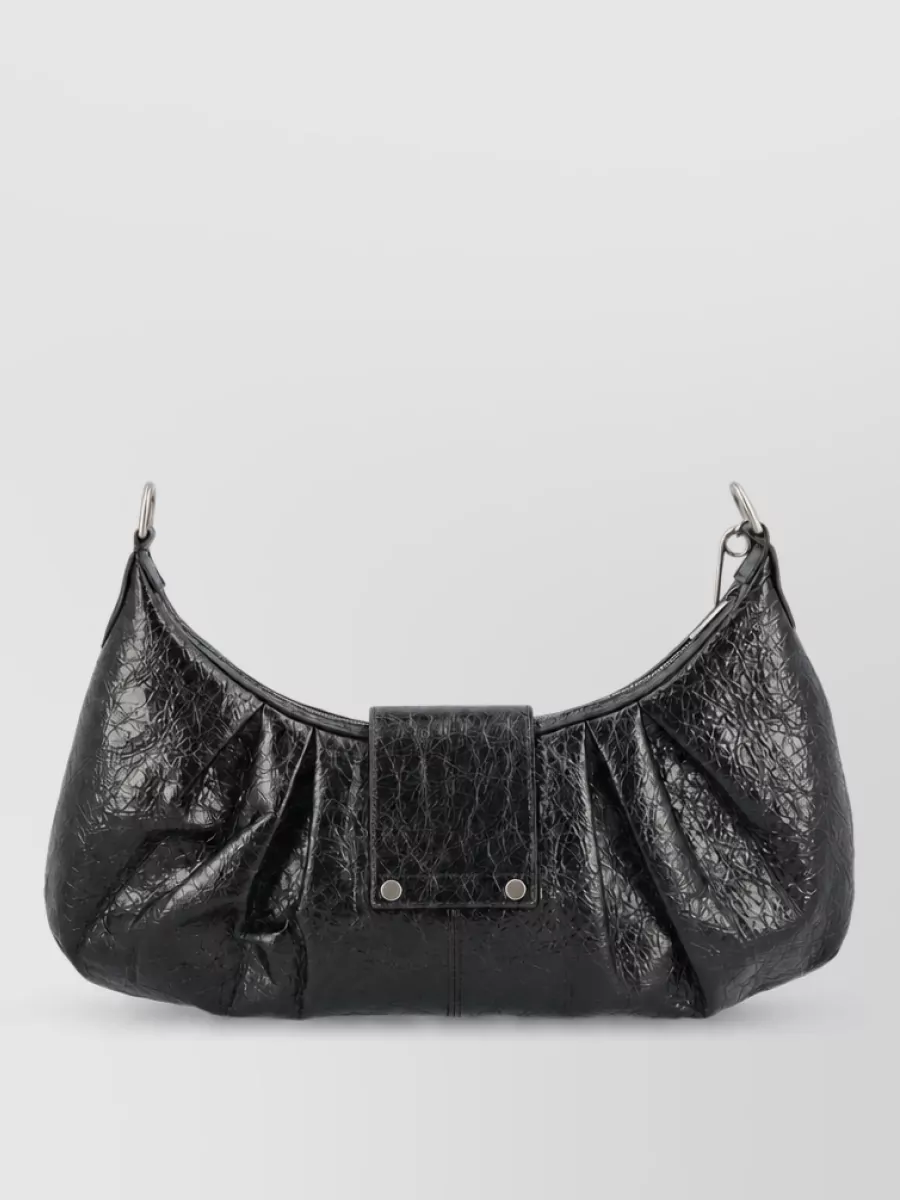 Balenciaga Pamela Small Leather Clutch Bag