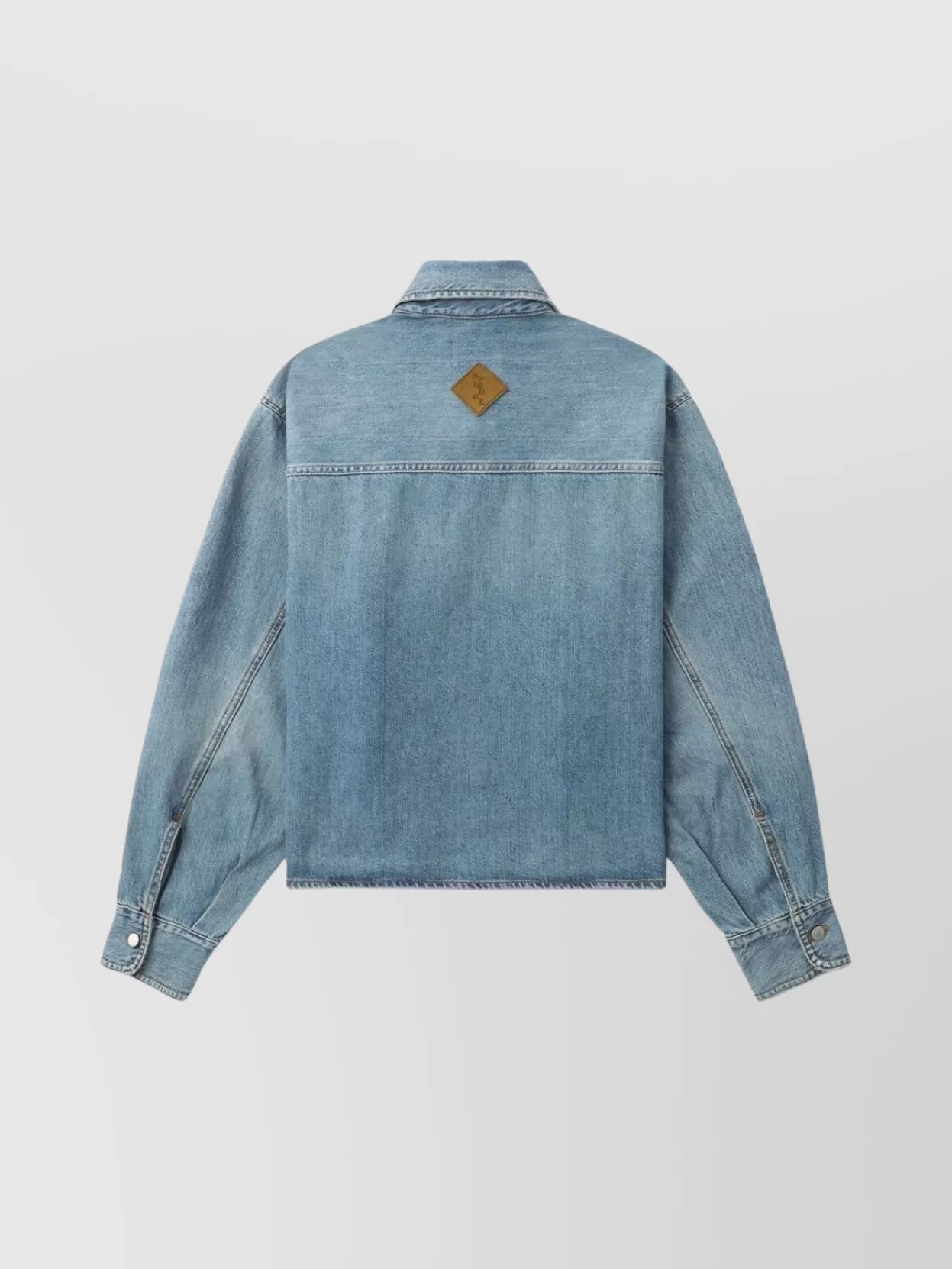 Haikure Denim Shirt With Chest Pockets And Collar