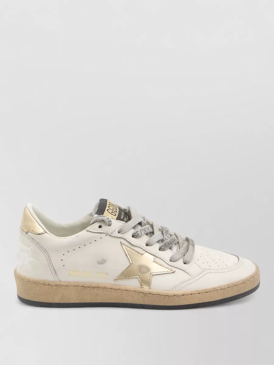 Golden Goose Ball Star Low Sneakers Leather Emblem