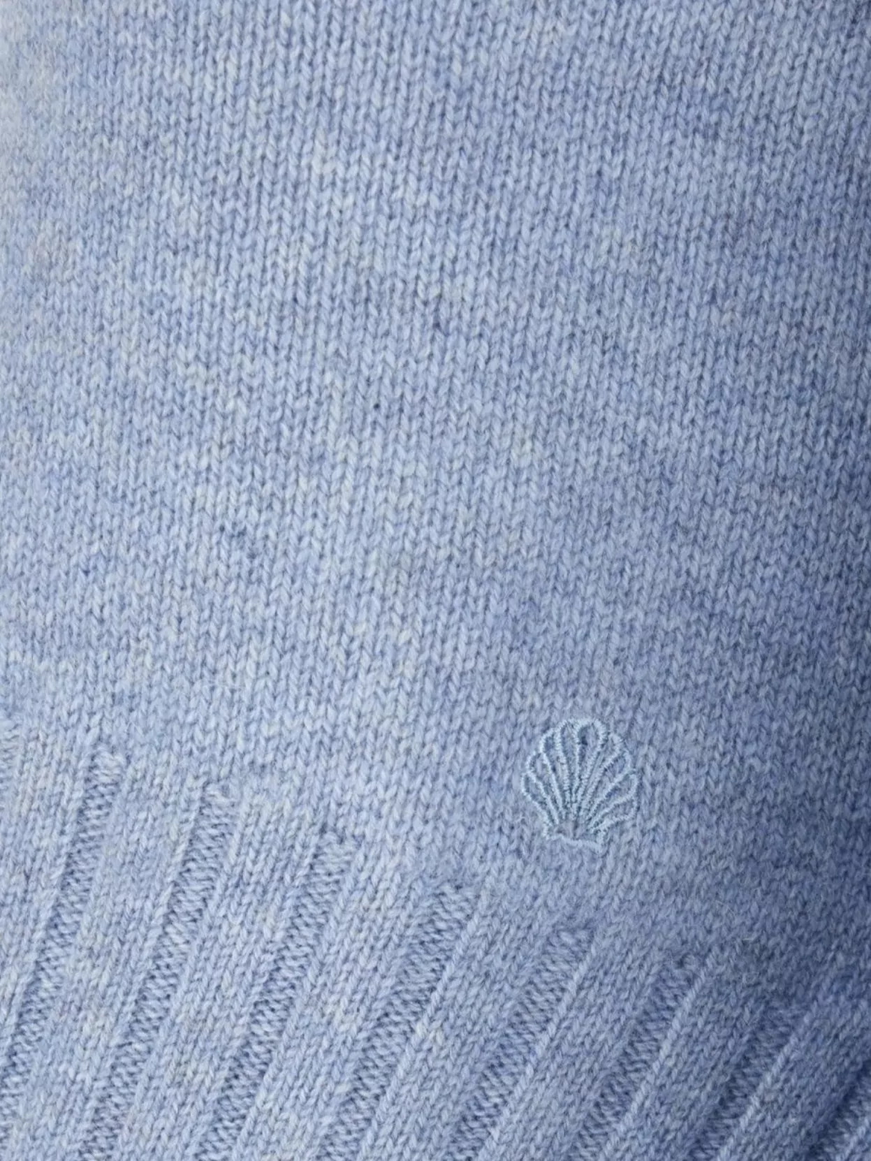 LOULOU STUDIO CASHMERE LIAN SWEATER EMBROIDERED DETAIL