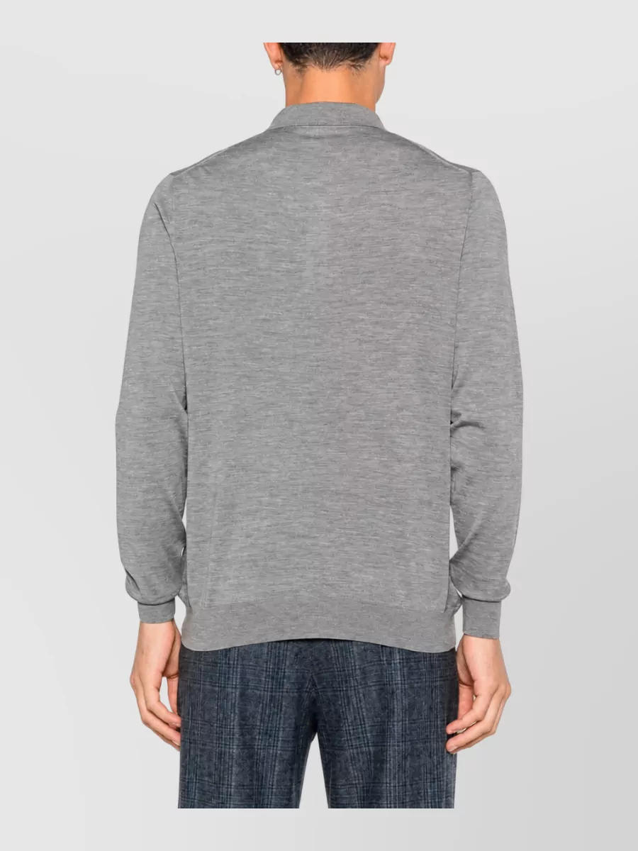 Kiton Wool Polo Shirt