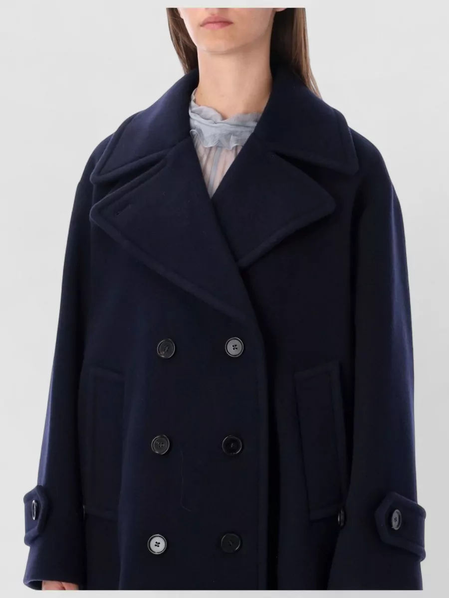 Chloé Virgin Wool Oversized Double Breasted Coat