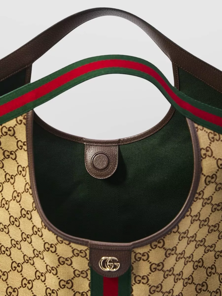 Gucci Giglio Large Beach Shopping Tote Bag