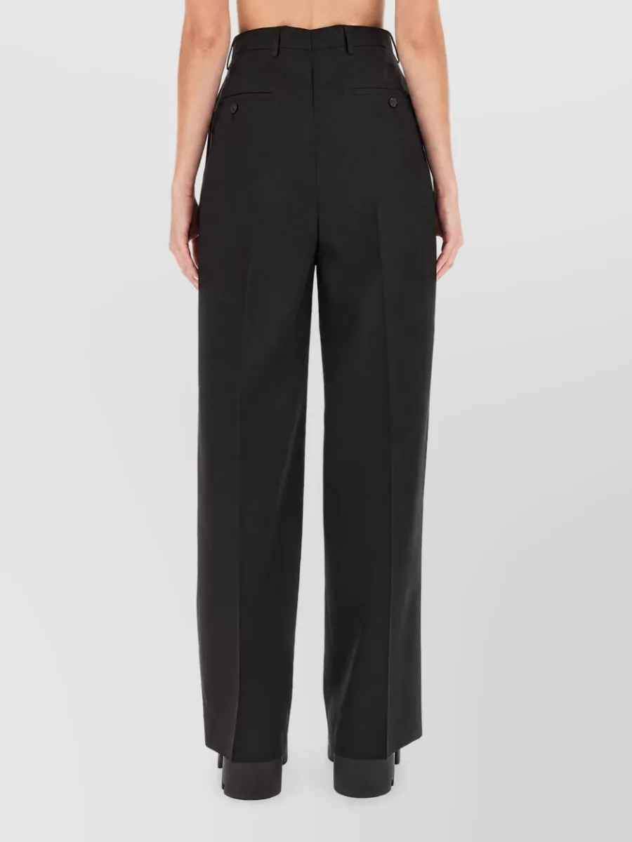 Rick Owens Wool Wide-Leg Trousers