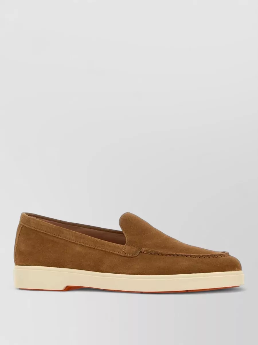Santoni Suede Yalta Loafers