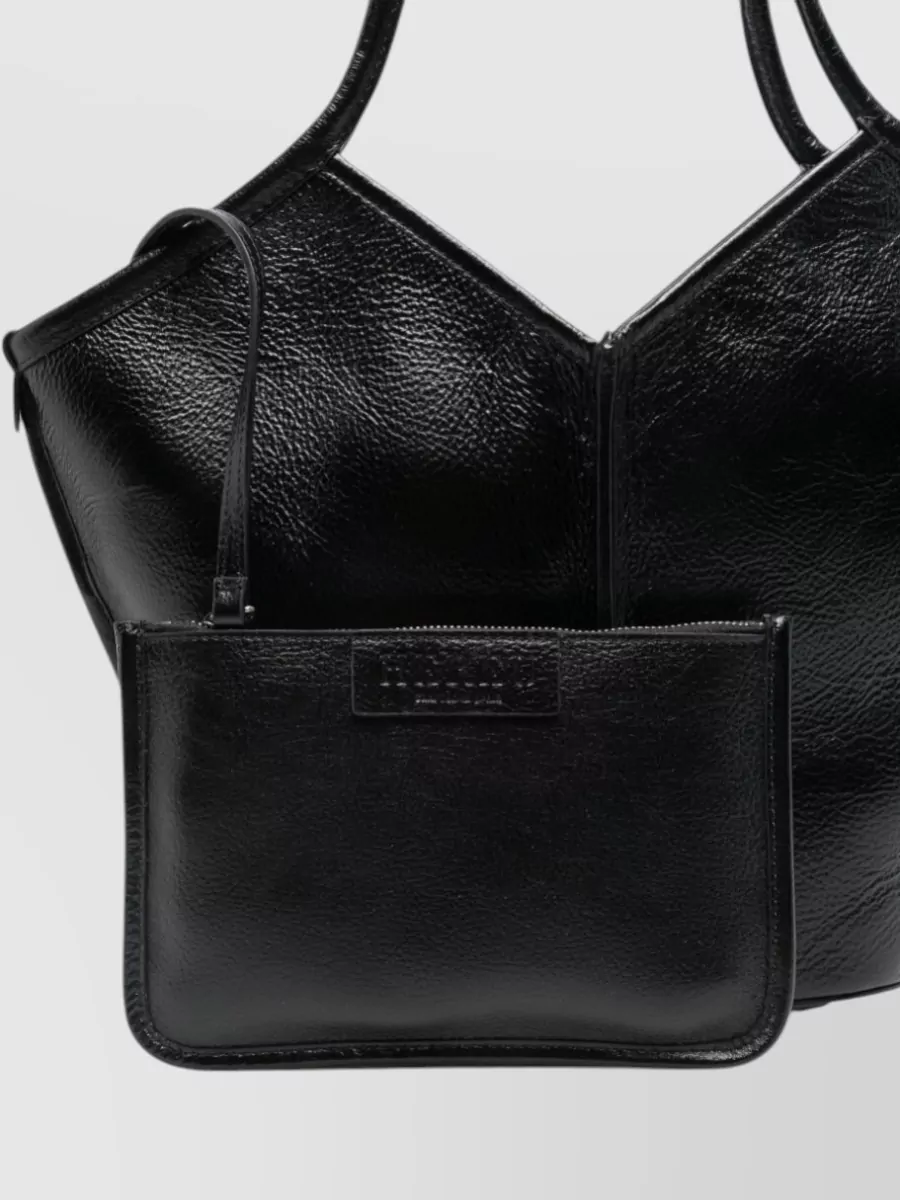Hereu Calella Leather Tote Bag Dual Handles