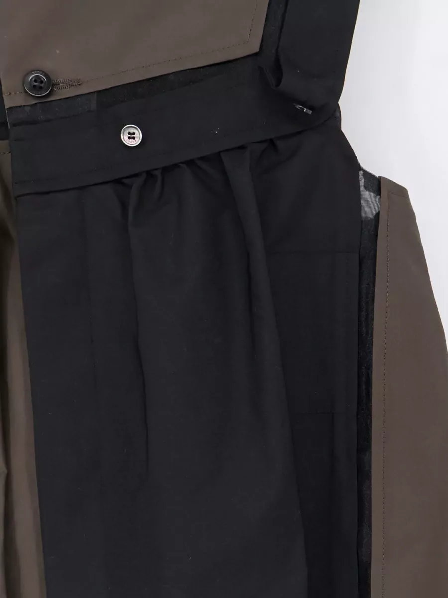 Sacai Sleeveless Patchwork Shirt