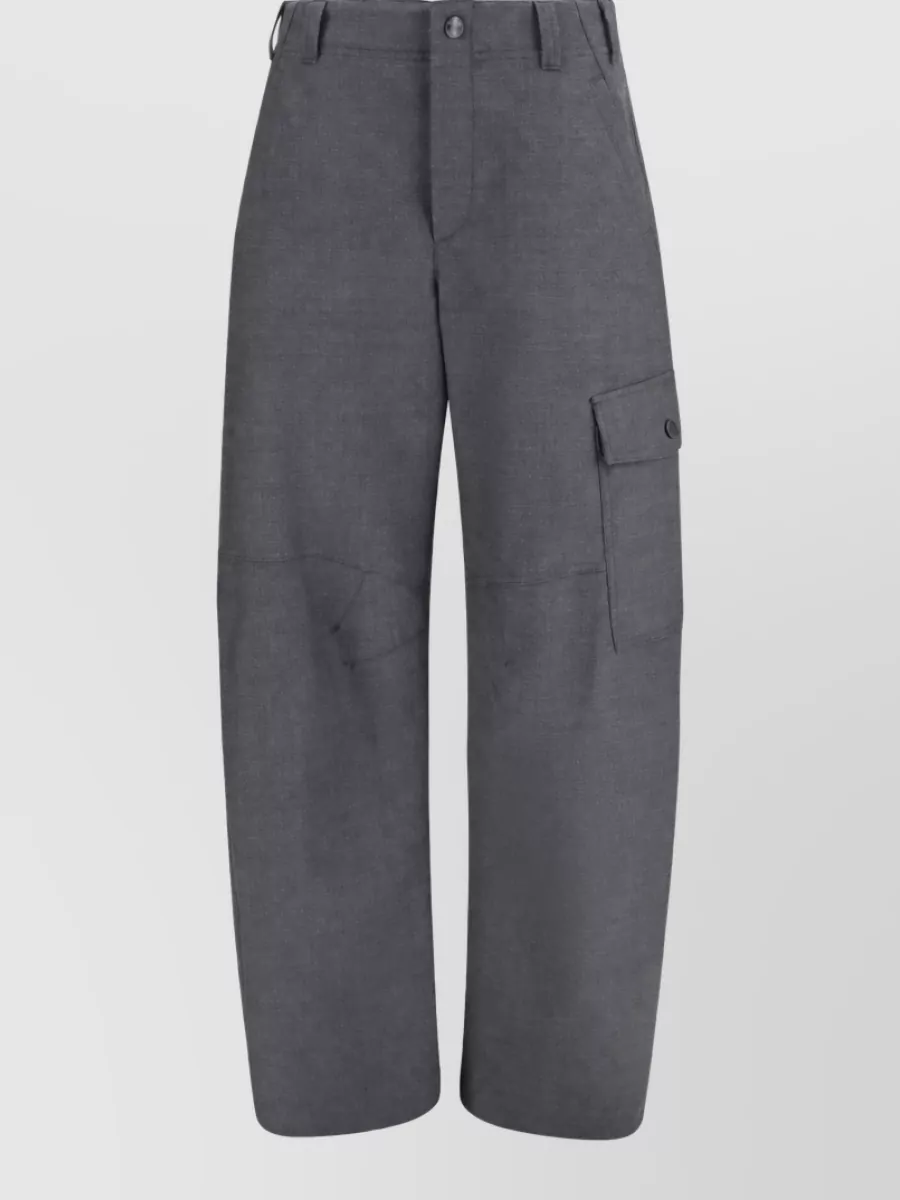 Brunello Cucinelli wool tapered cargo pants