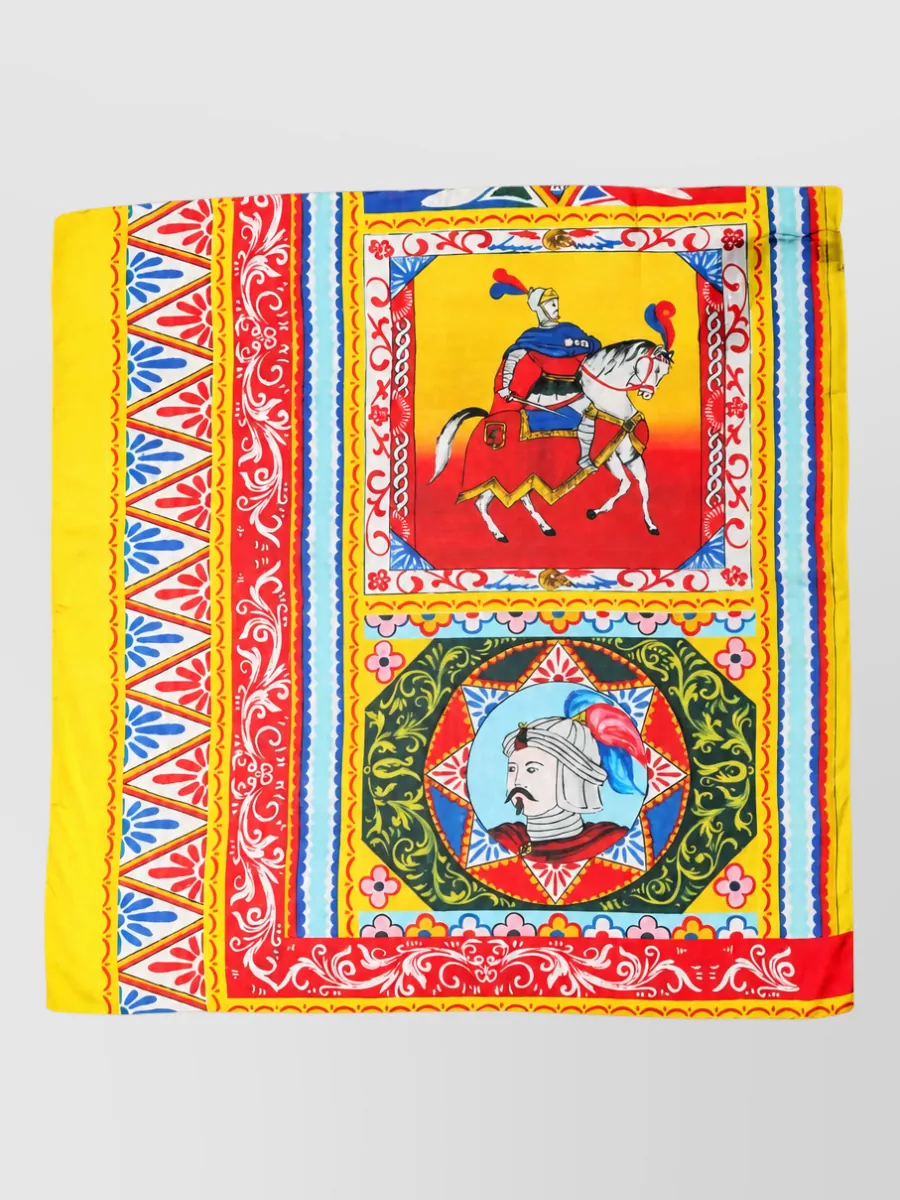 Dolce&Gabbana silk printed square scarf