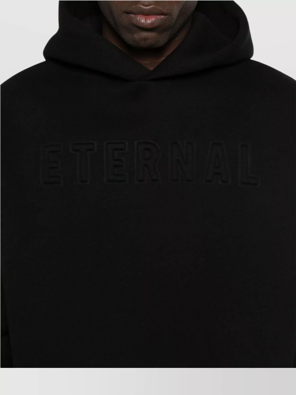 Fear Of God Oversized Hooded Sweatshirt With Ribbed Finish