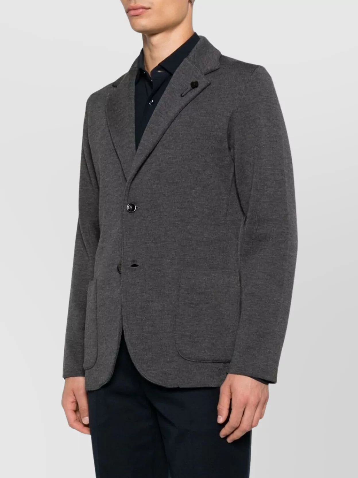 Lardini Patch Pocket Long Sleeve Jacket