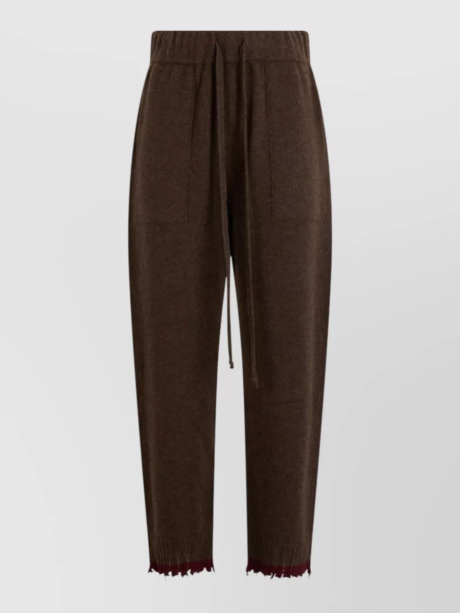 Uma Wang cashmere relaxed-fit pants