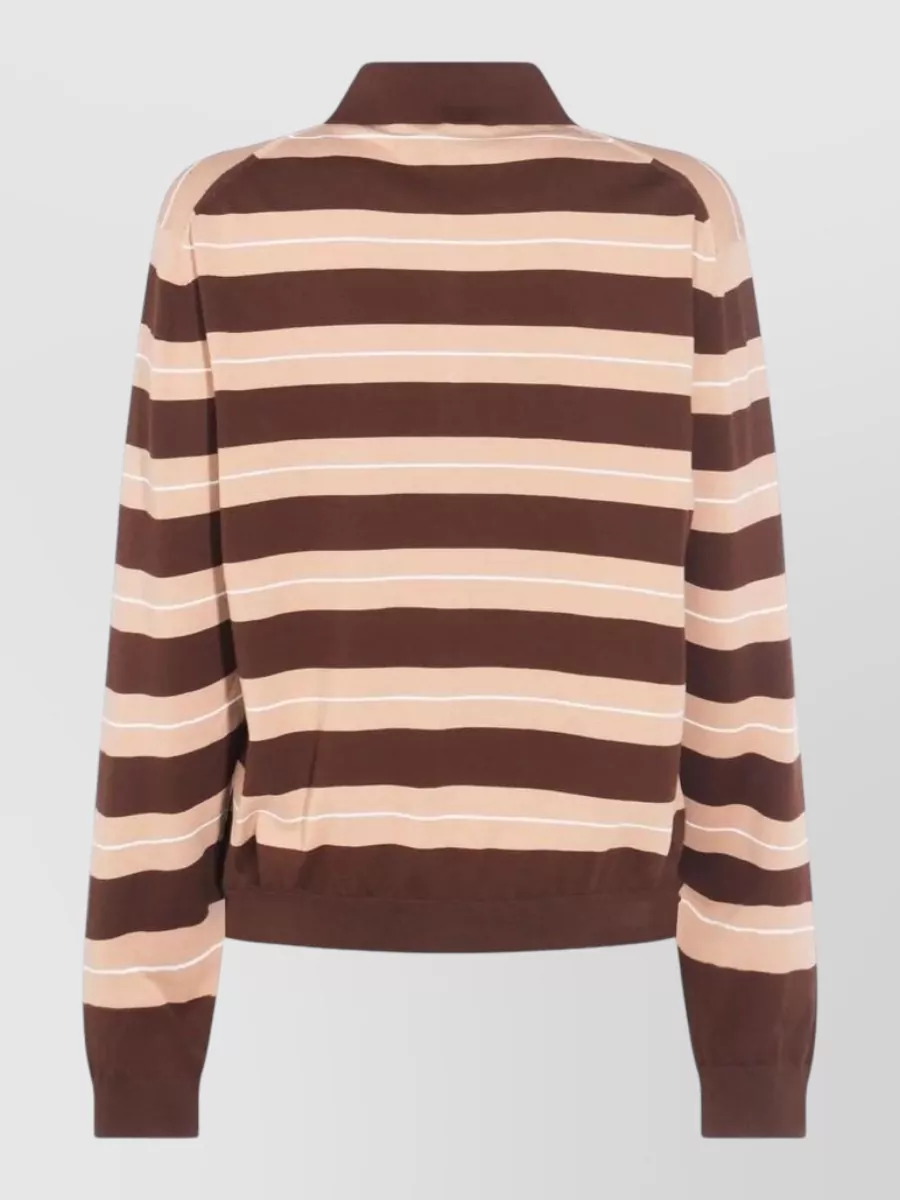 Miu Miu Embroidered Cotton Polo Shirt