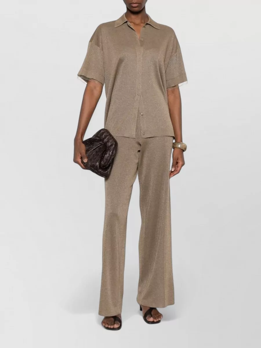 Fabiana Filippi Short-Sleeve Polo Shirt