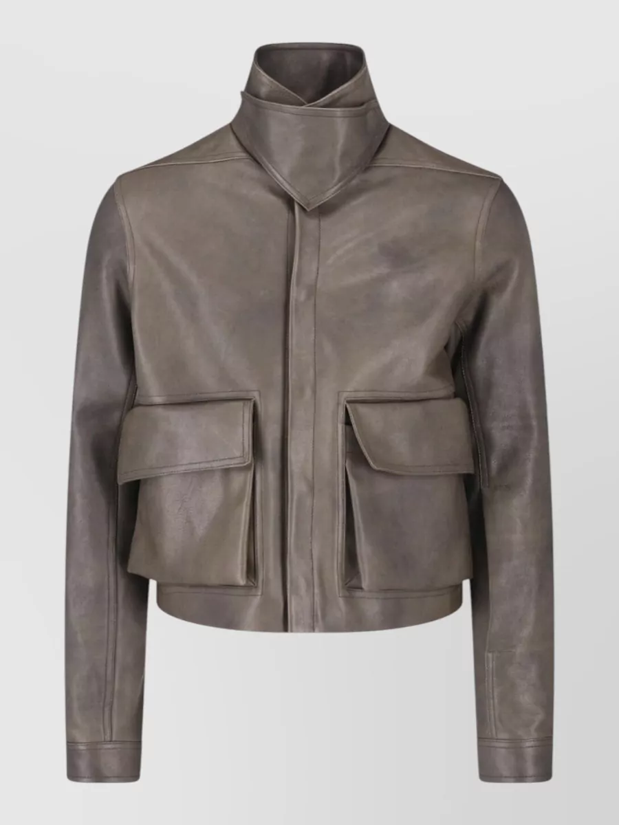 Rick Owens leather coat