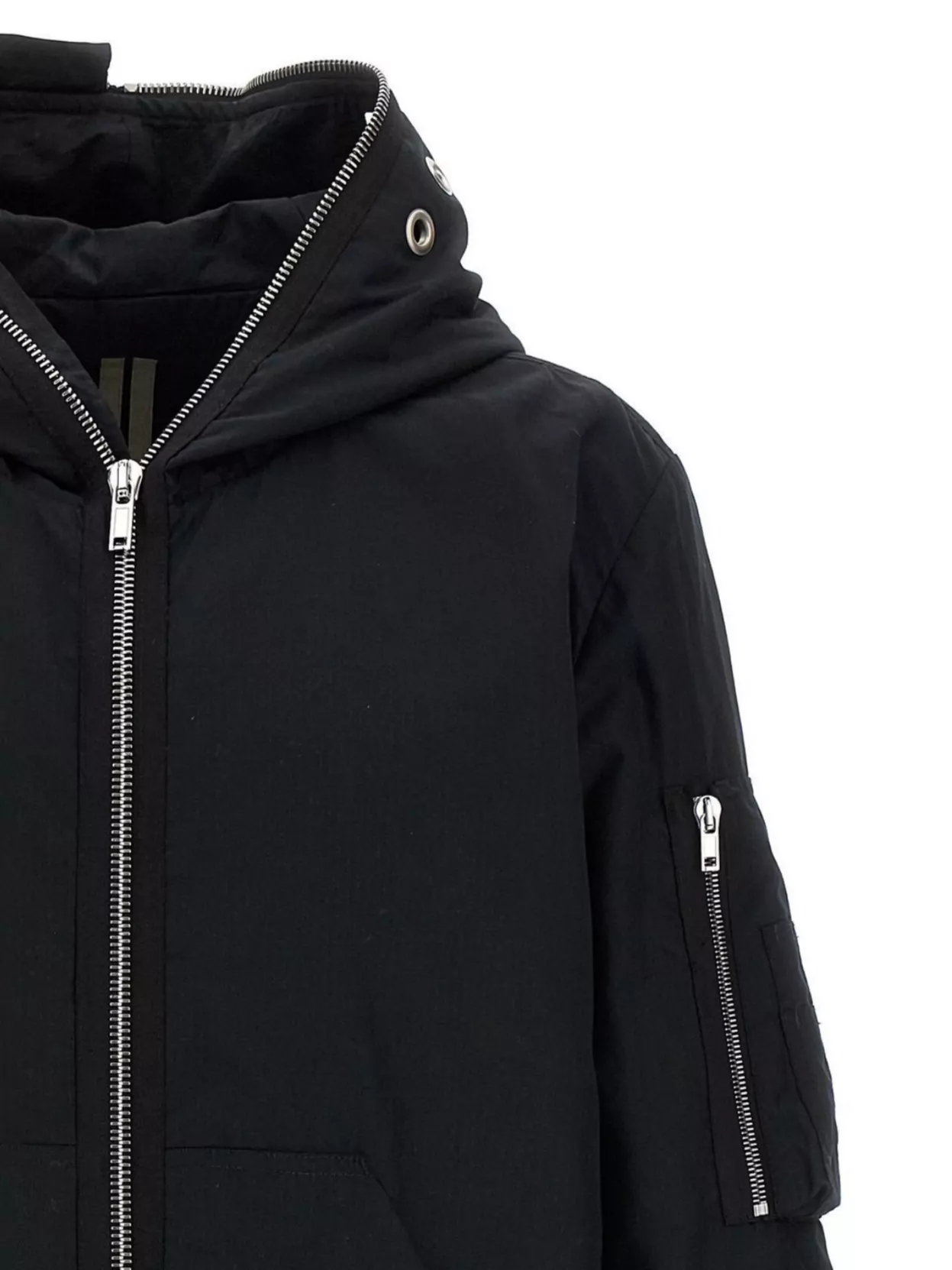 Rick Owens Drkshdw Flight Bomber Jacket Adjustable Hem