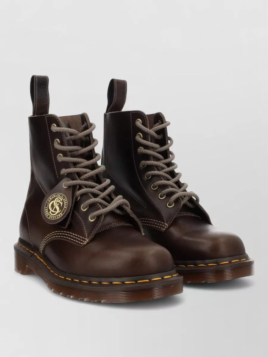 Dr Martens Leather Lace-Up Boots