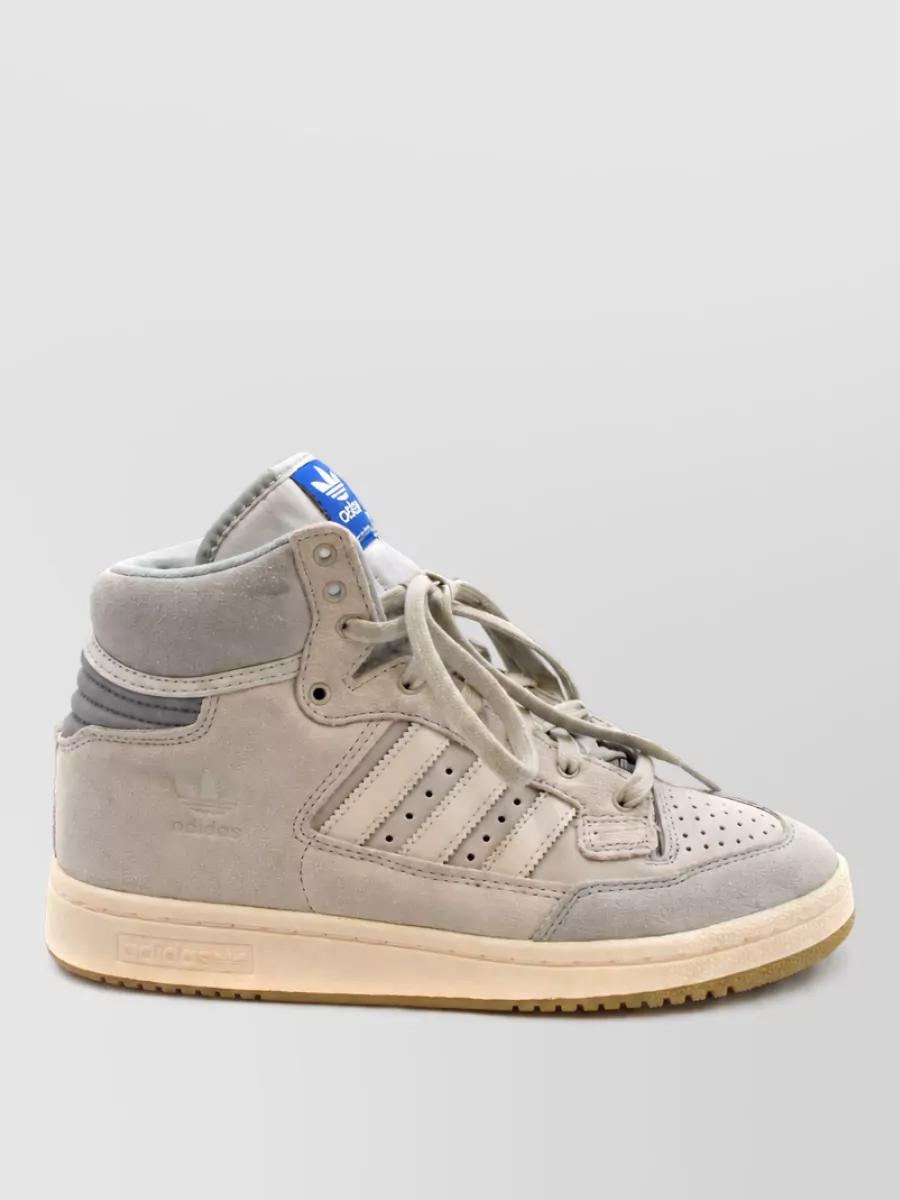 Adidas Leather Suede Hi-Top Sneakers