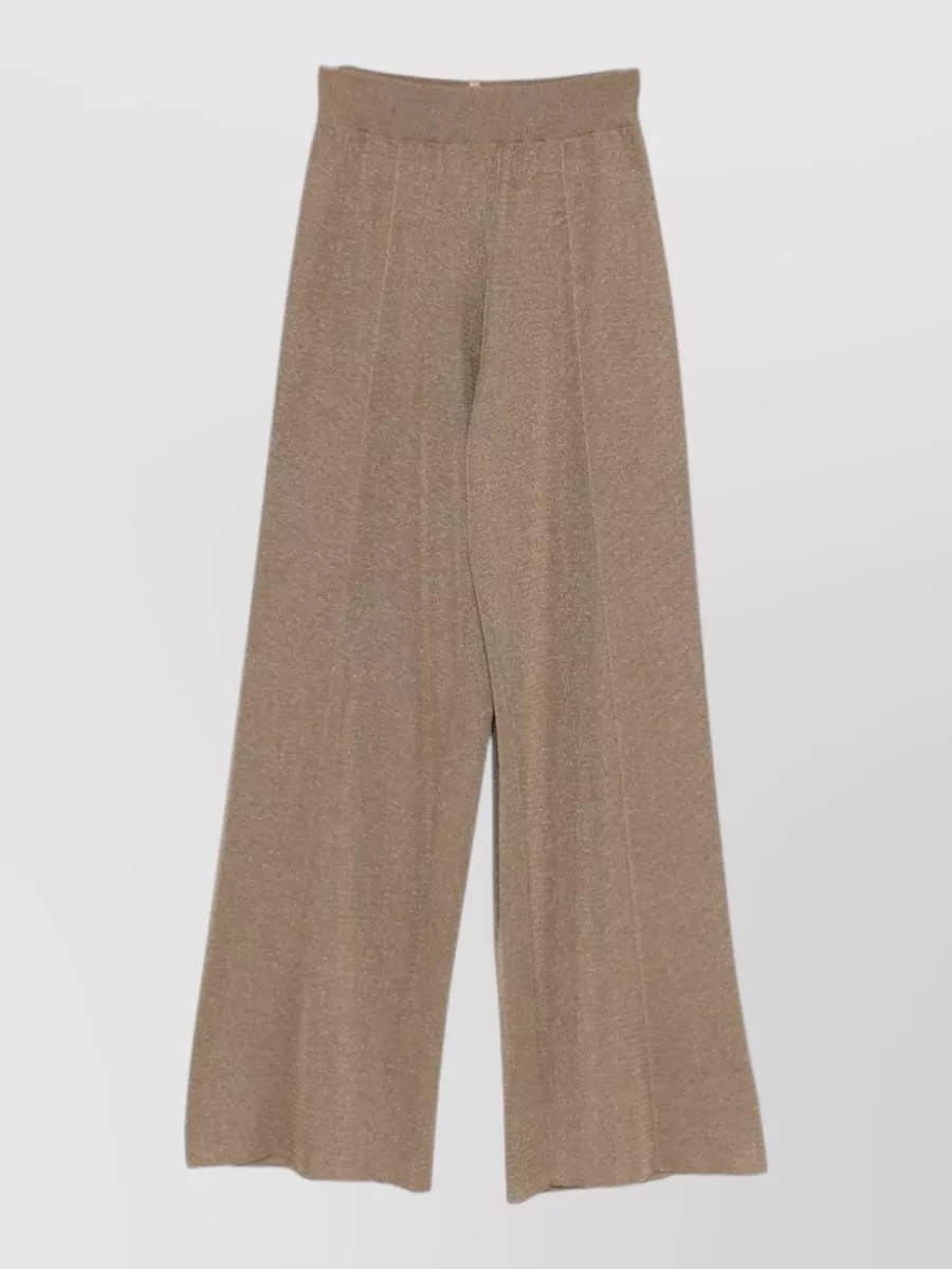 Fabiana Filippi Knitted Wide-Leg Trousers