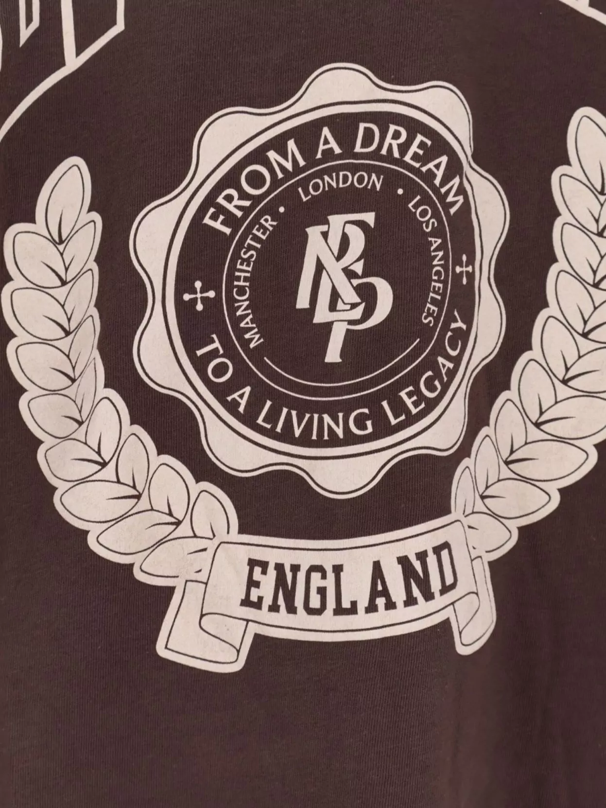 Represent Heritage Logo Cotton T-Shirt Distressed Style