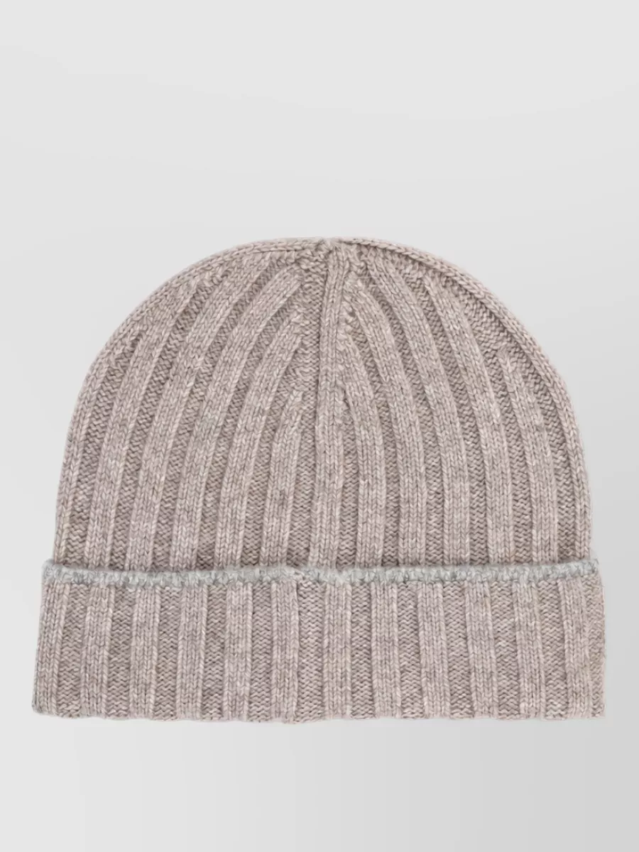 Brunello Cucinelli Ribbed Cashmere Beanie