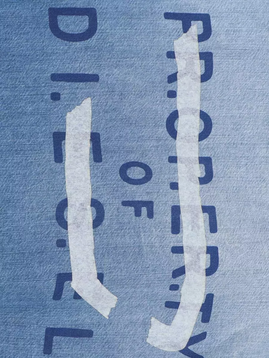 Diesel Graphic Print Long Sleeves V Neck Shirt