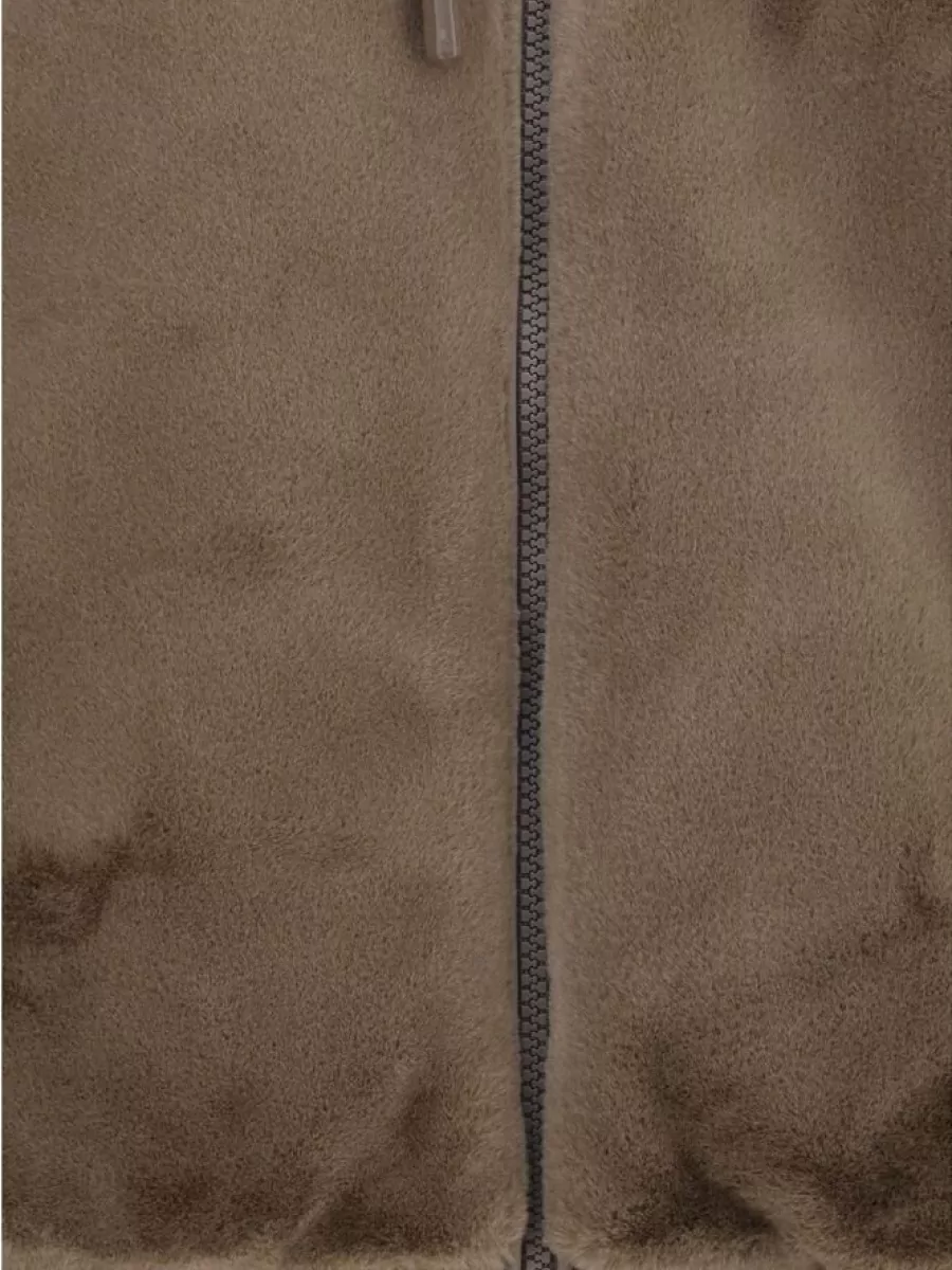 Moose Knuckles Faux Fur Bomber Jacket