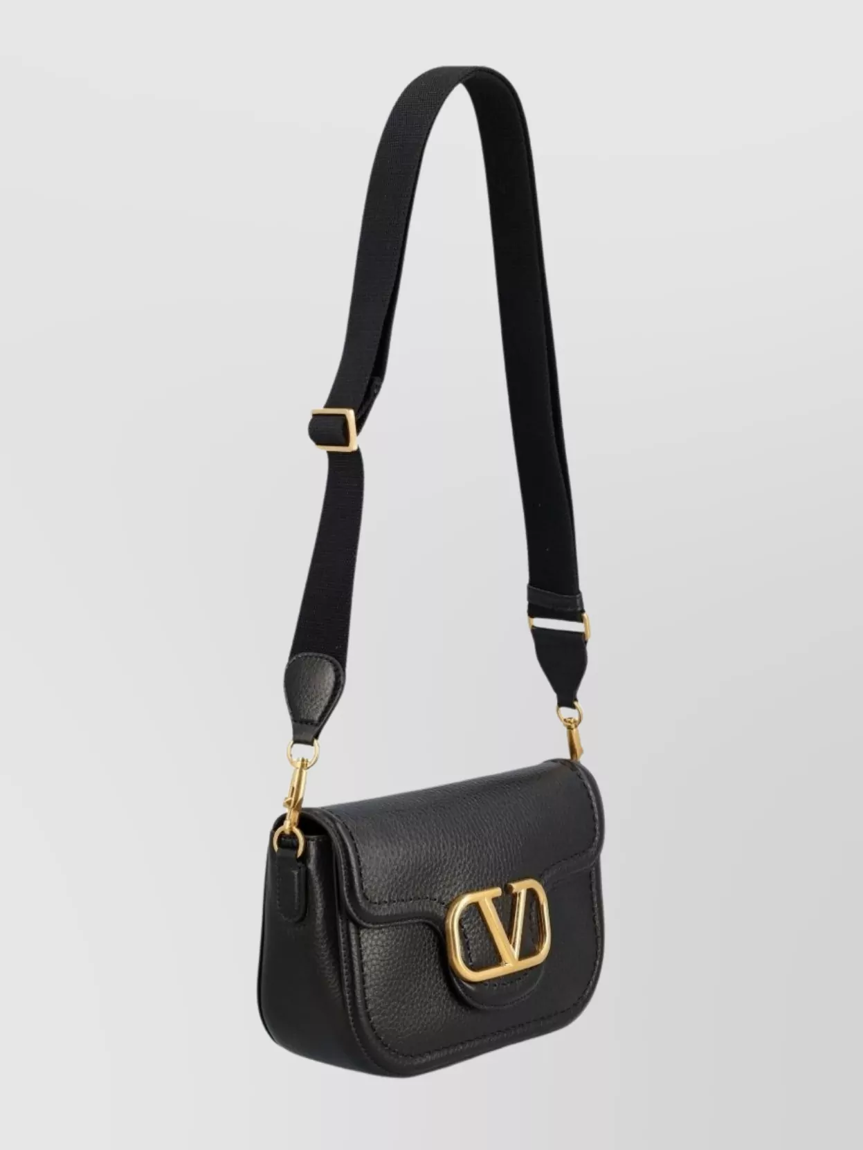 Valentino Garavani Textured Shoulder Bag Adjustable Strap