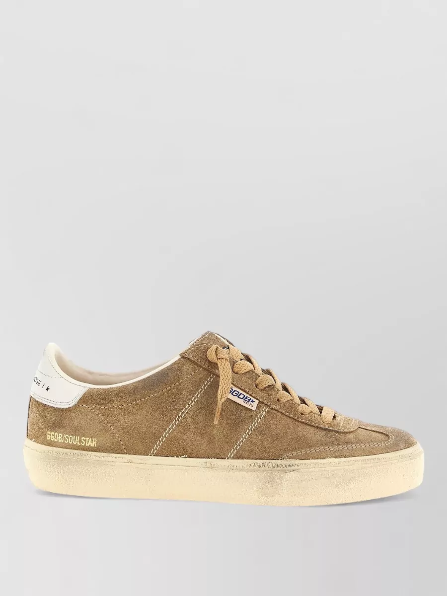 Golden Goose Leather Soul Star Low-Top Sneakers