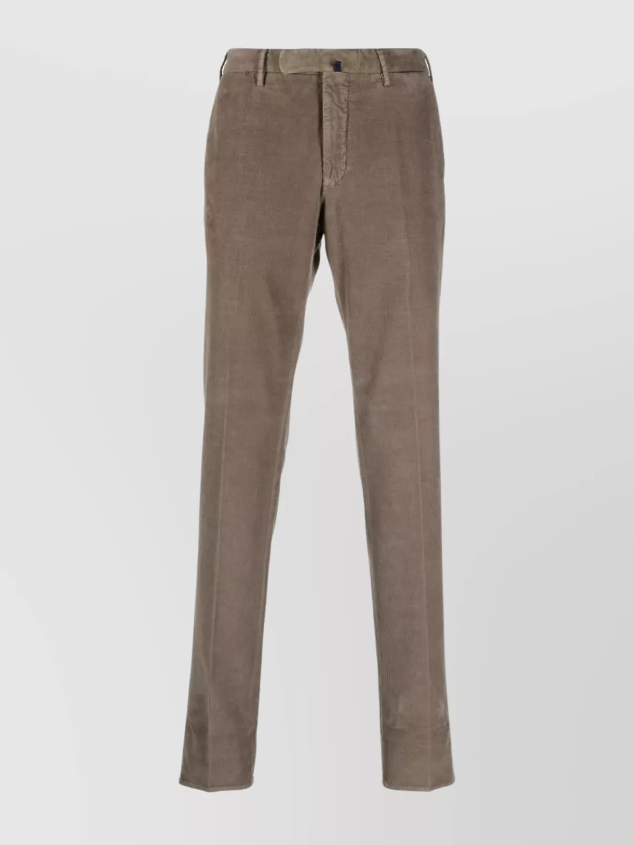 Incotex Corduroy Straight Leg Trousers In Brown