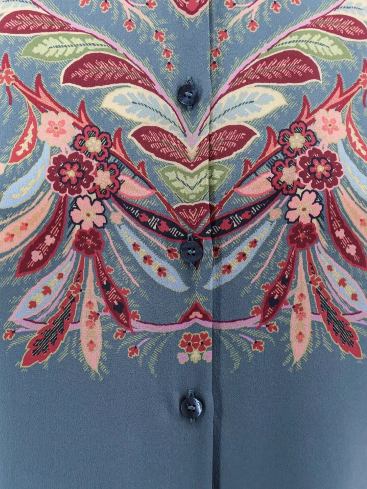 Etro Paisley Print Silk Shirt