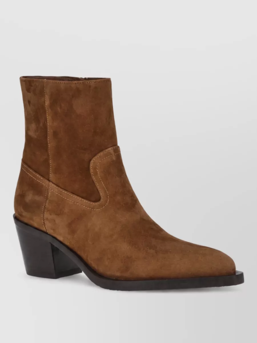 Stuart Weitzman leather ankle boots