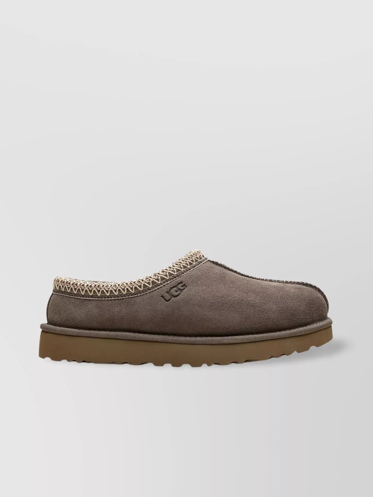 Ugg Embroidered Trim Slip-On Mules