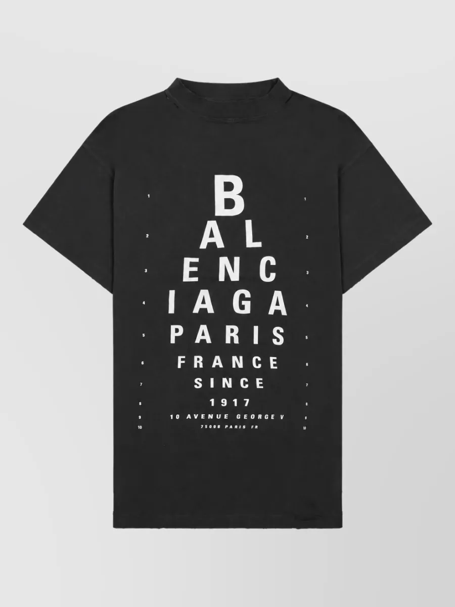 Balenciaga Cotton Printed T-Shirt