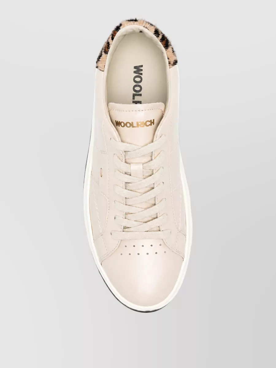 Woolrich Leather Lace-Up Sneakers