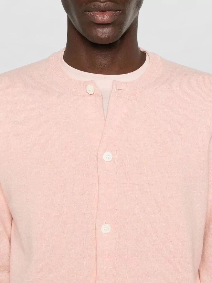 Comme Des Garçons Play Knit Cardigan Cuffs Ribbed Hem Detail