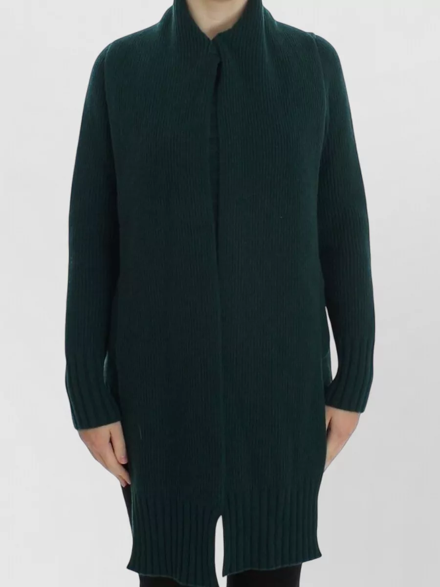 Dolce&Gabbana cashmere ribbed high-neck cardigan