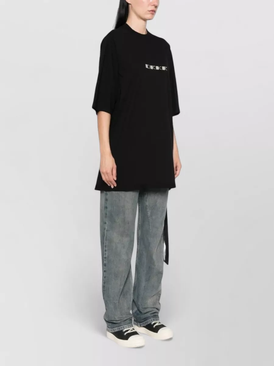 Rick Owens Drkshdw Printed Cotton T-Shirt