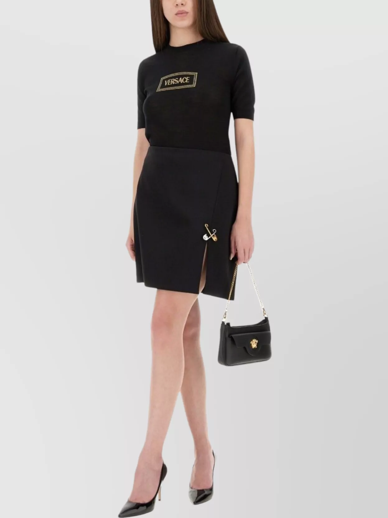 Versace Knitwear Short Sleeve Round Neck