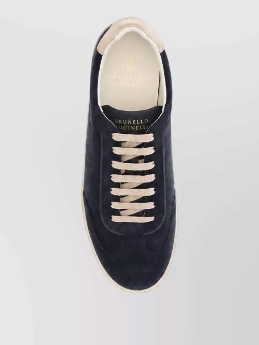 Brunello Cucinelli Leather Low Top Sneakers