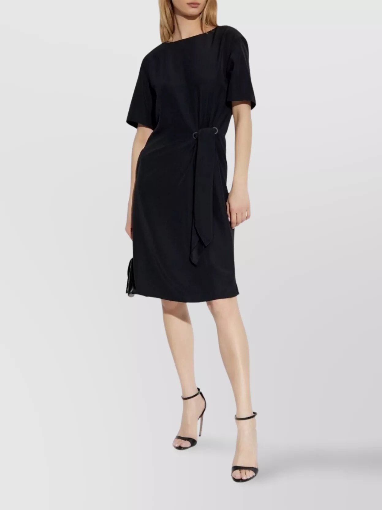Emporio Armani Dress Knee-Length Tied Waist